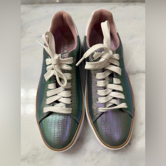 Cole Haan GrandPro Topspin Hologram Sneakers Size 6 - Picture 9 of 14